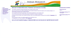 Desktop Screenshot of indianhumanist.org