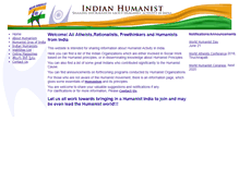 Tablet Screenshot of indianhumanist.org